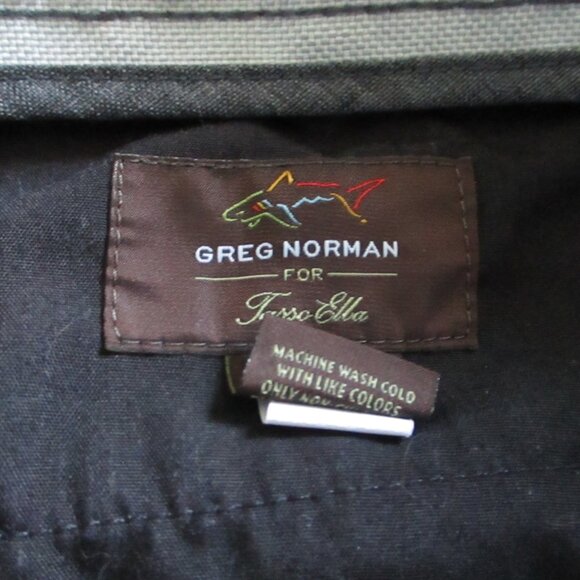 Greg Norman for Tasso Elba Mens Flat Front Gray Golf Short Pant NWOT - Size 34W - Picture 3 of 3